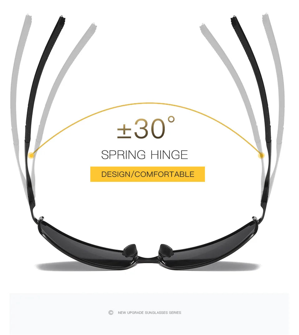 Polarized Night-Vision Driving & Sports Sunglasses – Clearer, Safer Vision Day and Night