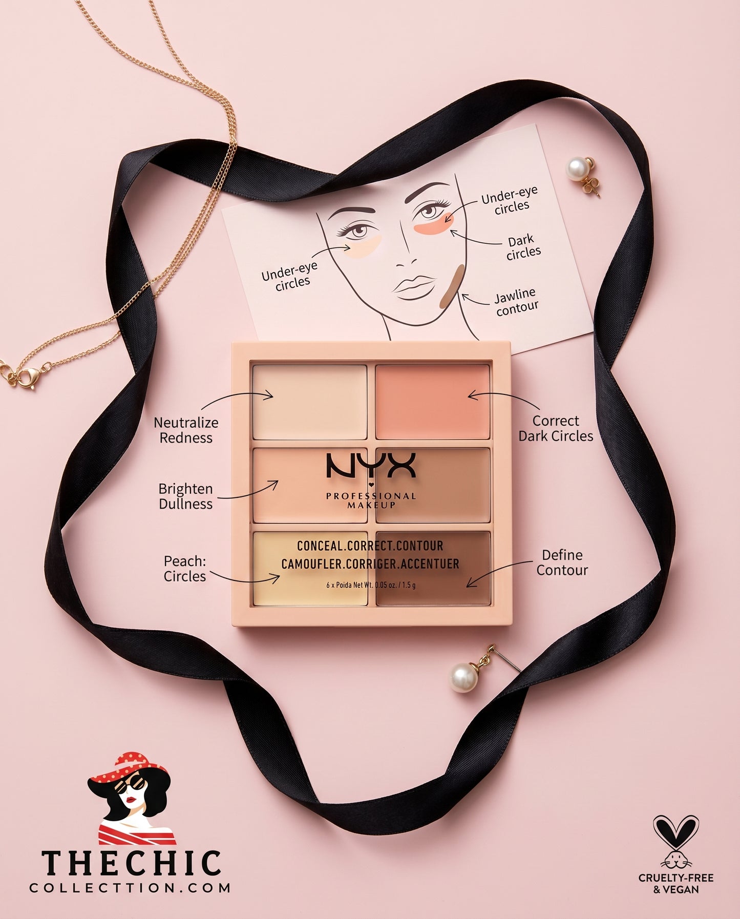 Flawless Skin through NYX Professional Makeup: Conceal, Correct & Contour – Light