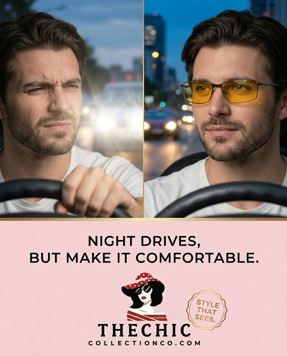 Polarized Night-Vision Driving & Sports Sunglasses – Clearer, Safer Vision Day and Night