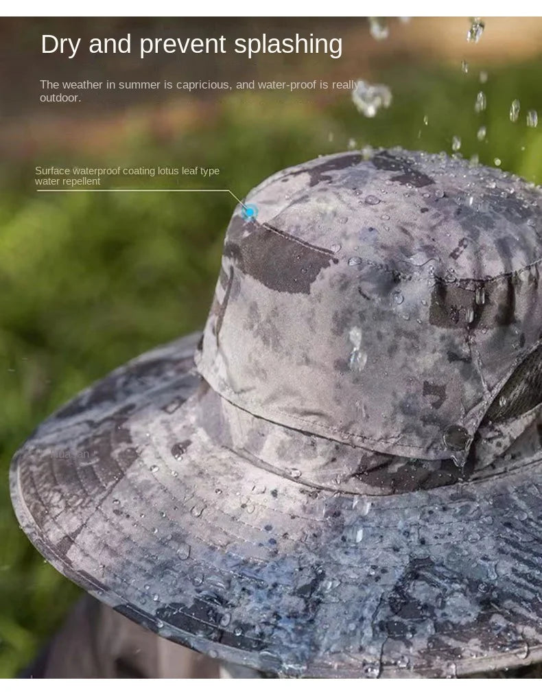 Ultimate Sun Protection Shawl Hat – Waterproof, Wide Brim, All‑Season Outdoor Cap