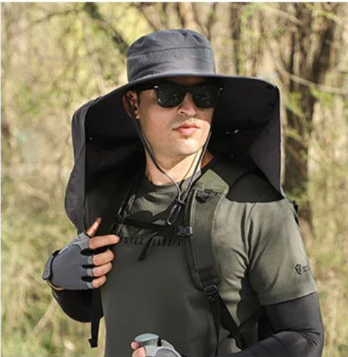 Ultimate Sun Protection Shawl Hat – Waterproof, Wide Brim, All‑Season Outdoor Cap