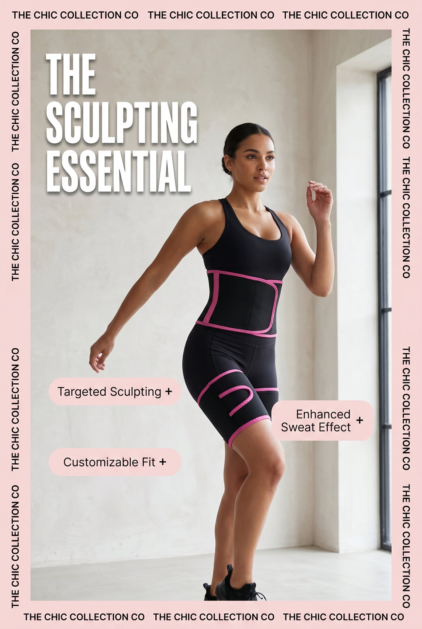 The Chic CXZD Sauna Waist Trainer & Thigh Shaper — Your All‑in‑One Fitness Sculptor