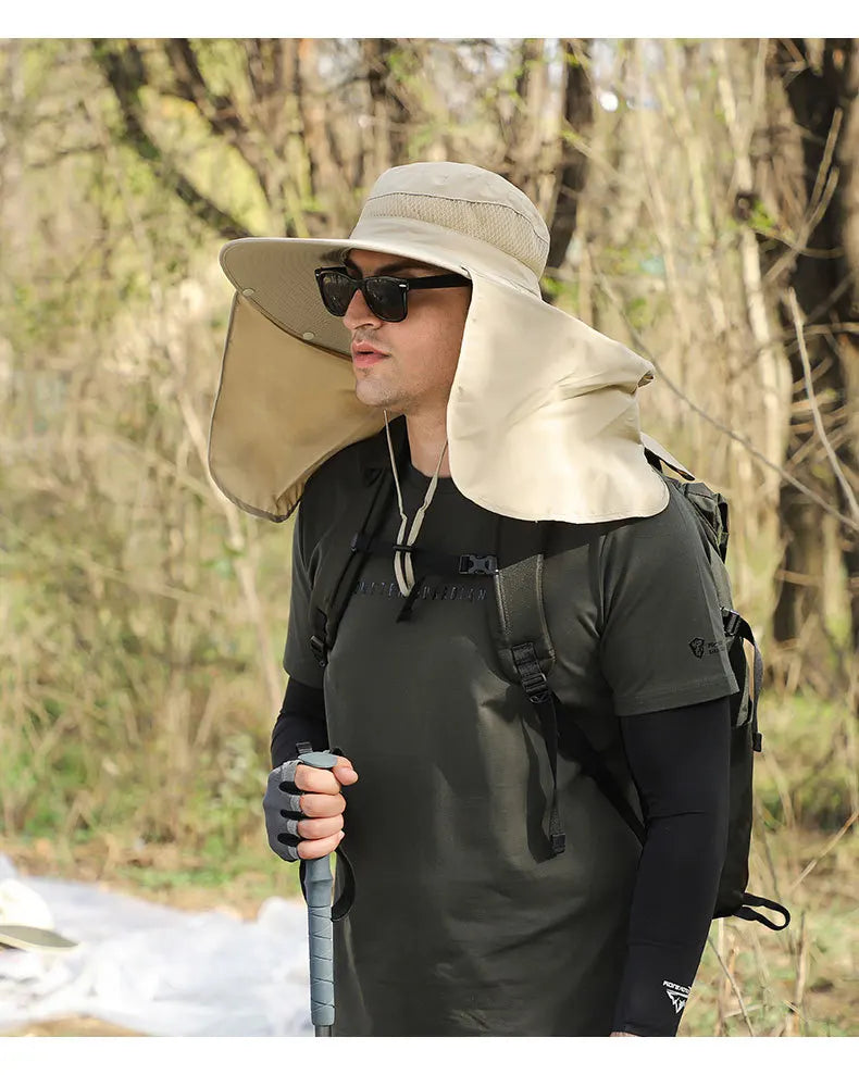 Ultimate Sun Protection Shawl Hat – Waterproof, Wide Brim, All‑Season Outdoor Cap
